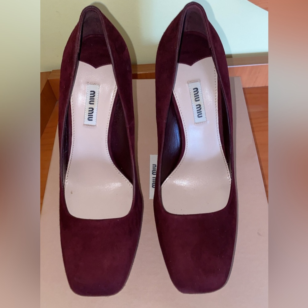 Miu Miu Crystal Platform Pumps
